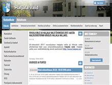 Tablet Screenshot of haljala.kovtp.ee