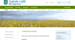 Desktop Screenshot of antsla.kovtp.ee