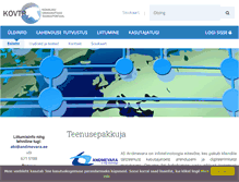 Tablet Screenshot of kovtp.ee