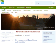Tablet Screenshot of lohusuuvv.kovtp.ee